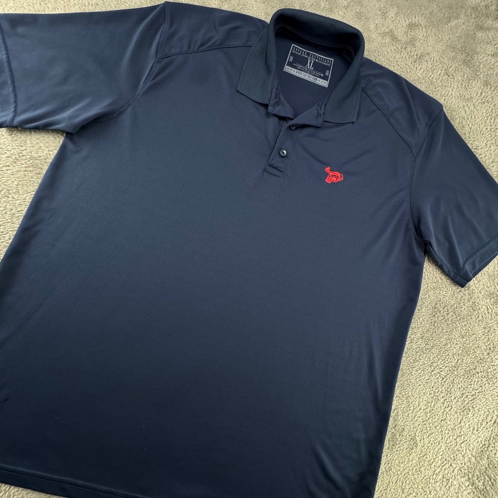 Savage Tacticians Polo Shirt Mens XL Navy Blue‎ Excellent Performance Tactical